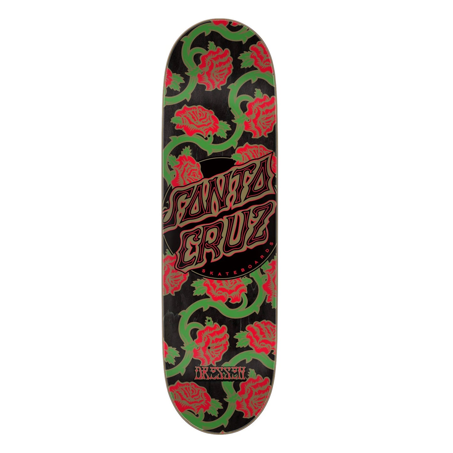 Santa Cruz Dressen Roses Dot VX Skateboard Deck - 8.80″ - Bow Shock Marketplace