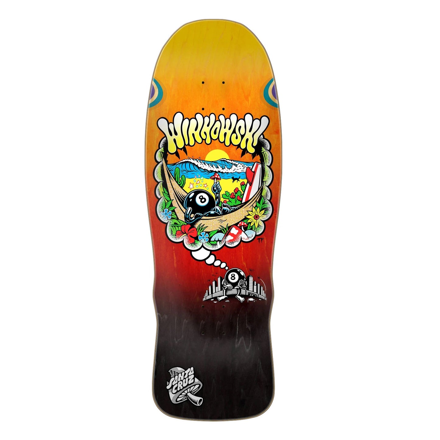 Santa Cruz Winkowski 8Ballr Day Dream Skateboard Deck - 10.35″ - Bow Shock Marketplace