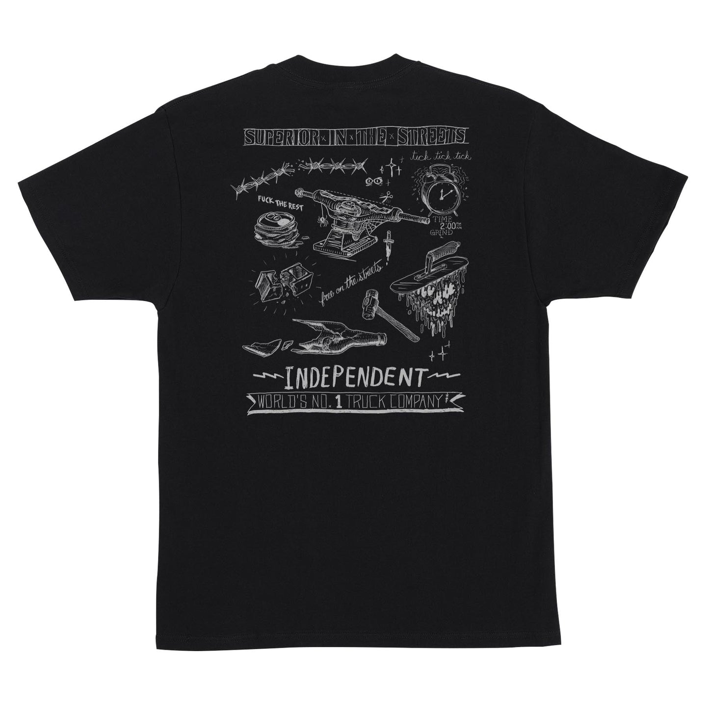 Independent Bratrud Notebook Black S/s Shirt