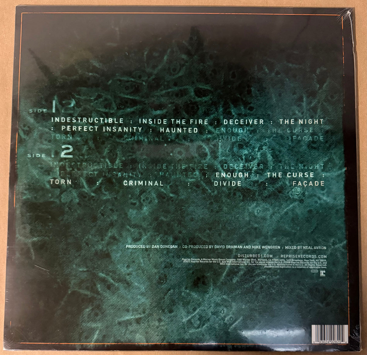 Disturbed – Indestructible Vinyl LP Record