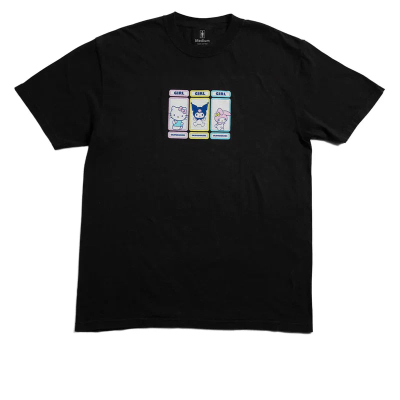 Girl x Hello Kitty Triple OG Black S/s Shirt
