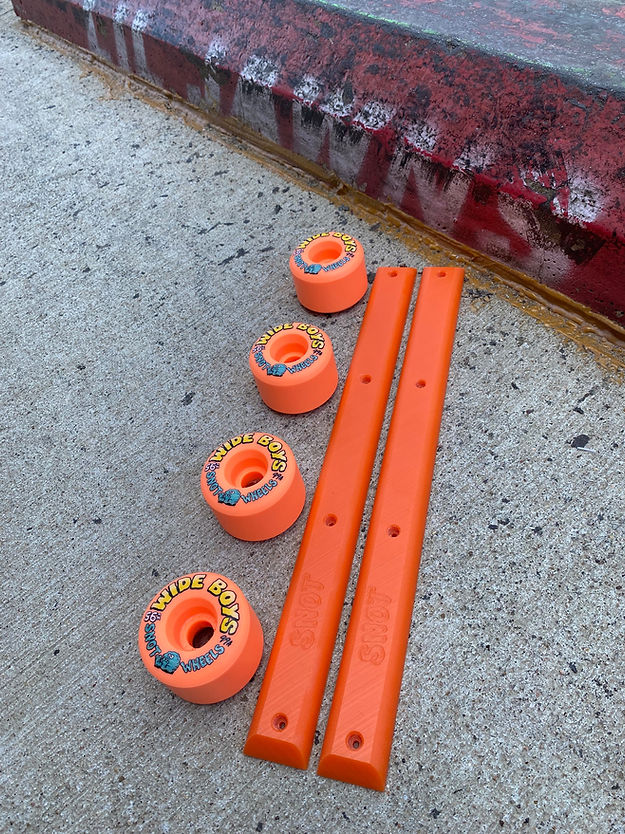 LIL JAWNS X SNOT "WIDE BOY" SKATEBOARD RAILS - Bow Shock Marketplace