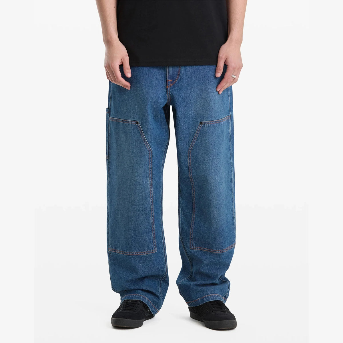 Volcom Work Carpenter Denim Park Blue Pants