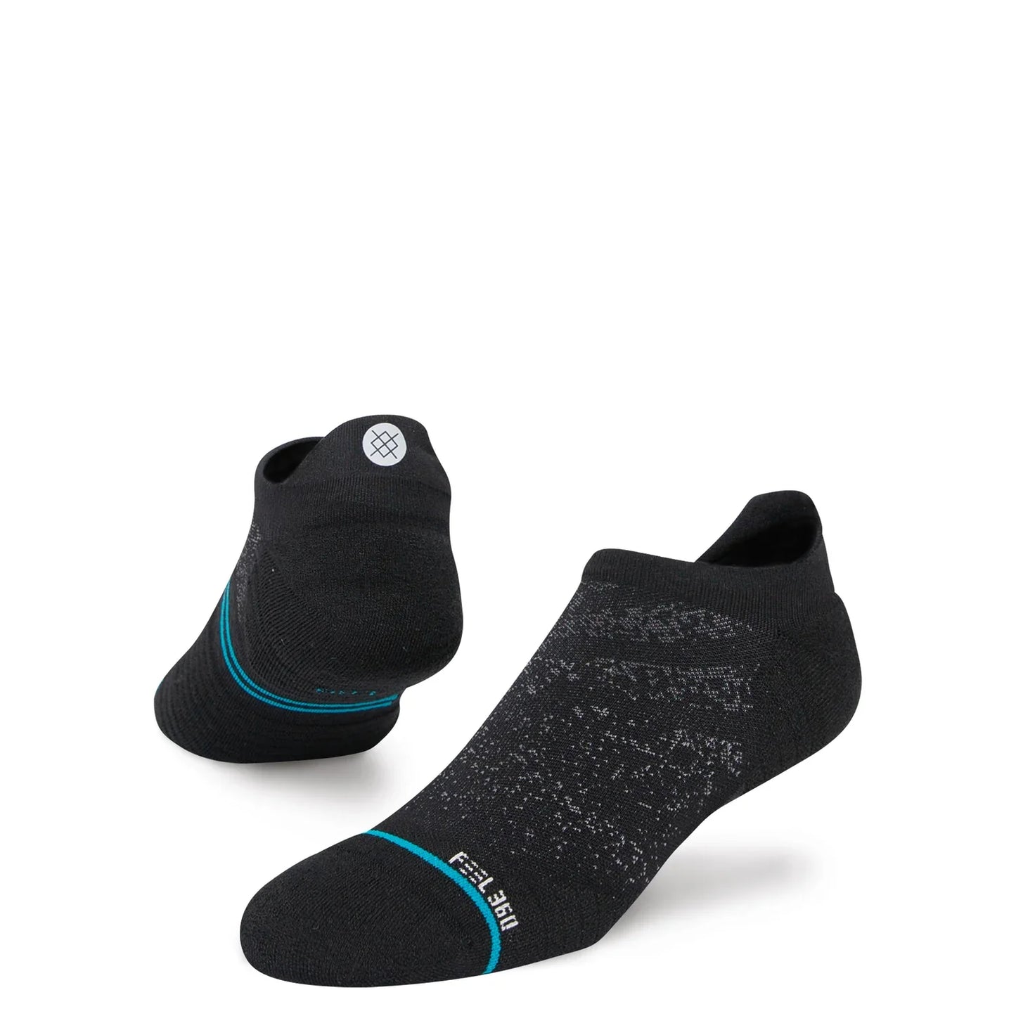 Stance Run Light Tab Black Ankle Socks