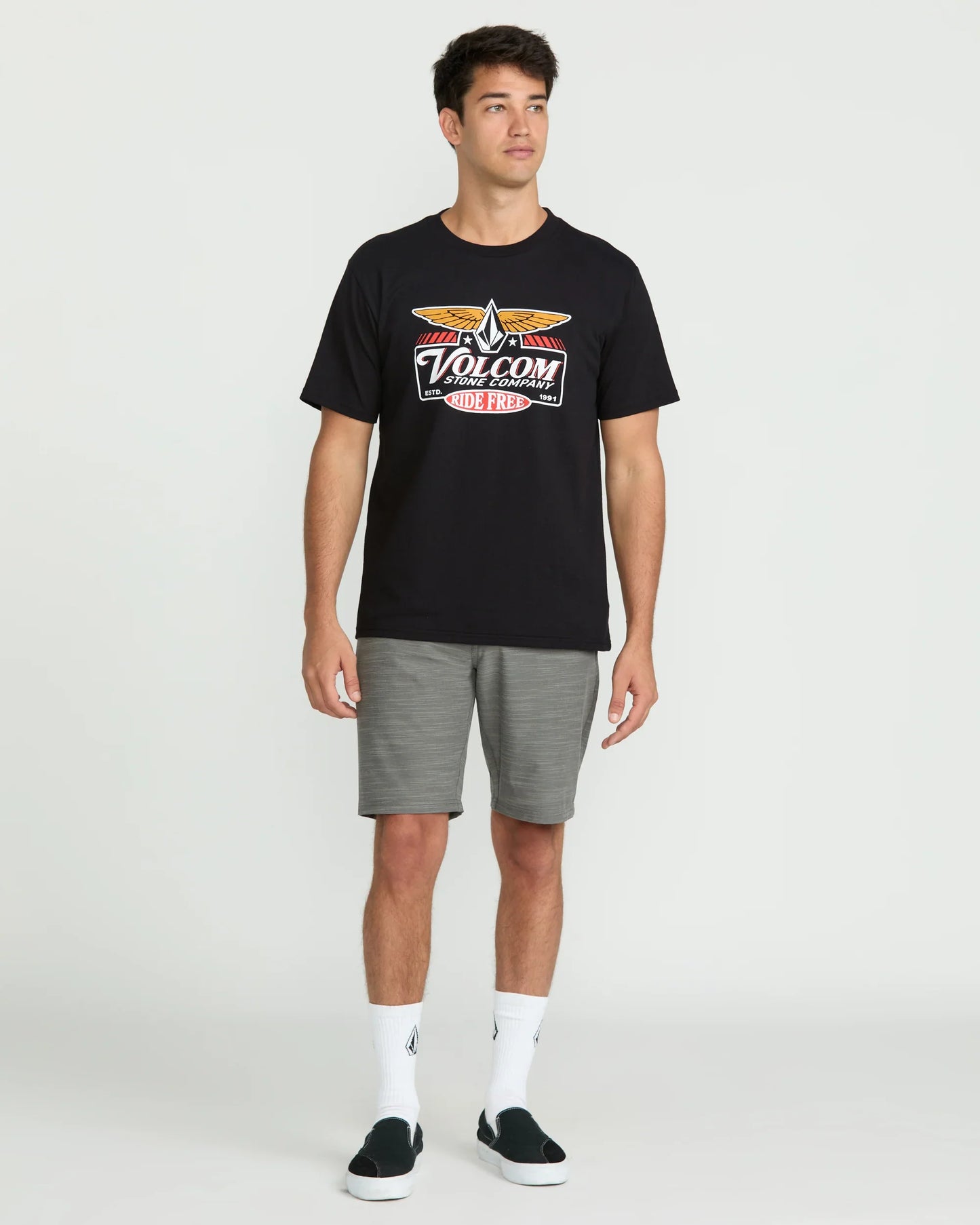 Volcom Revel Black S/s Shirt