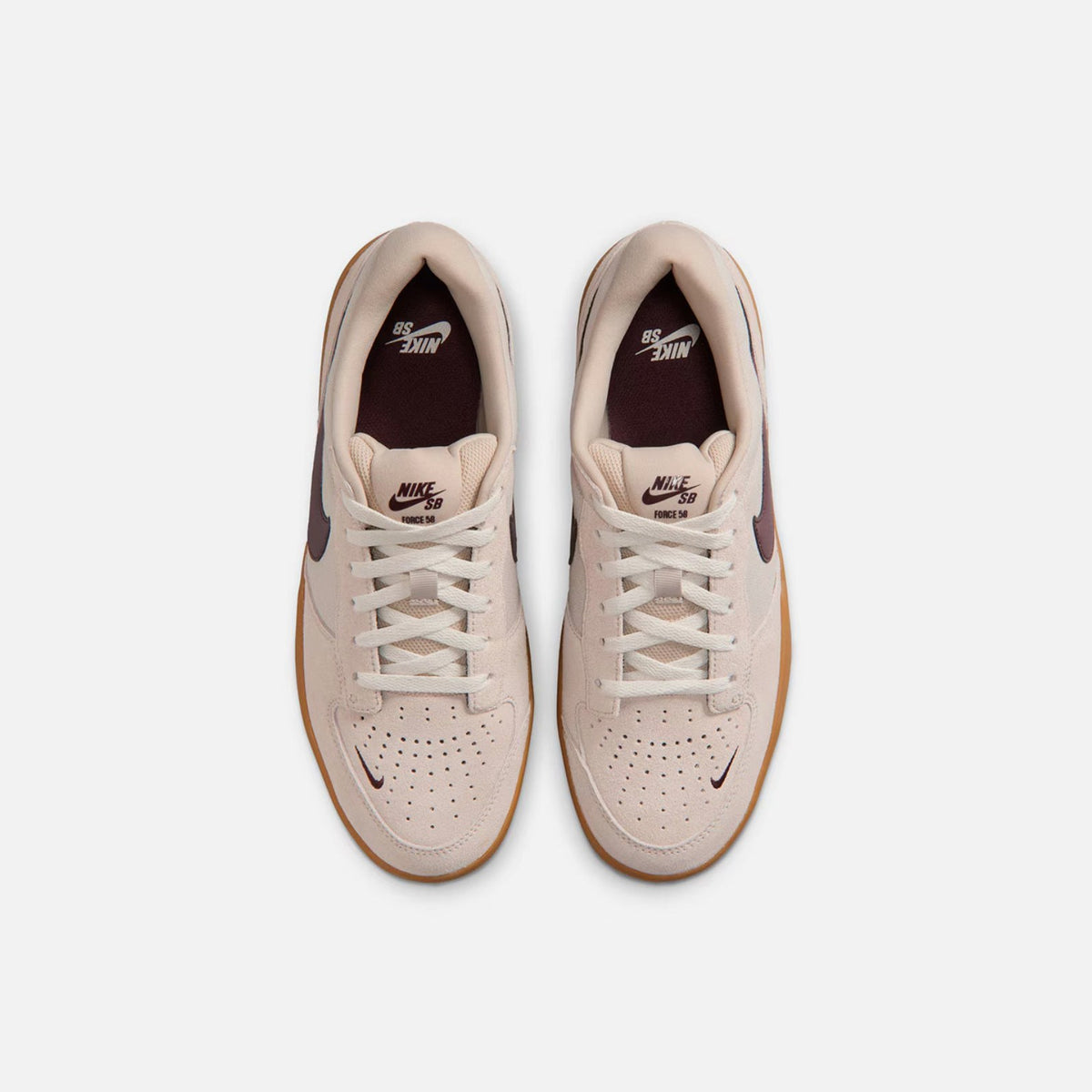 Nike SB Force 58 - Cream/Burgundy