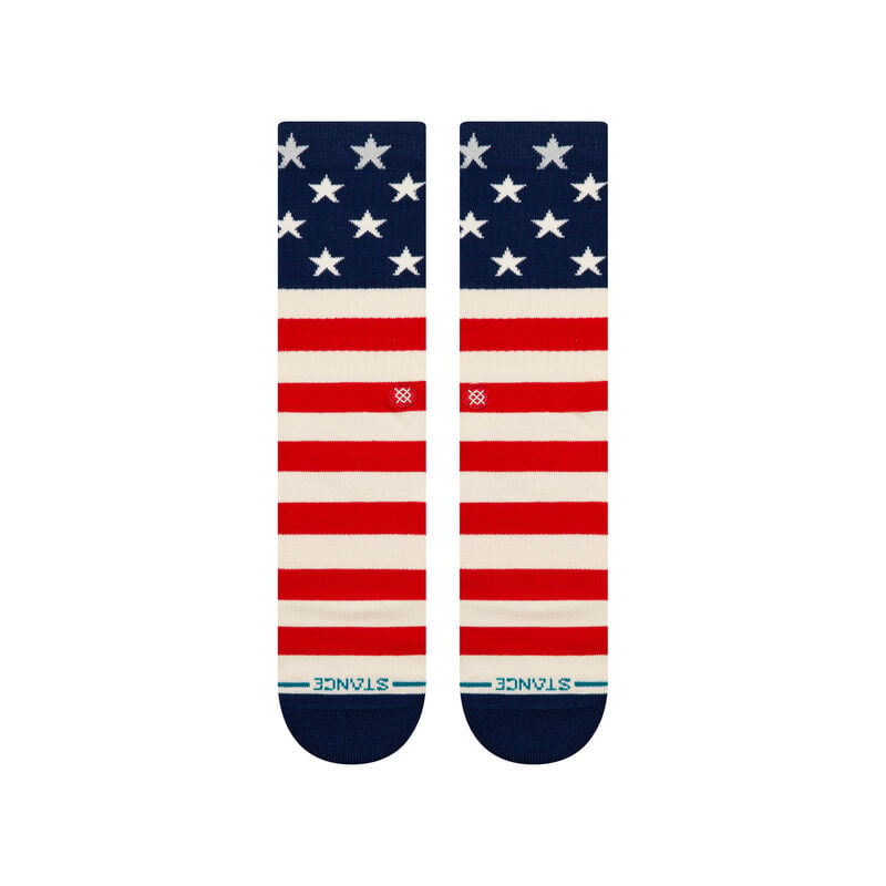 Stance The Fourth St Red Crew Socks