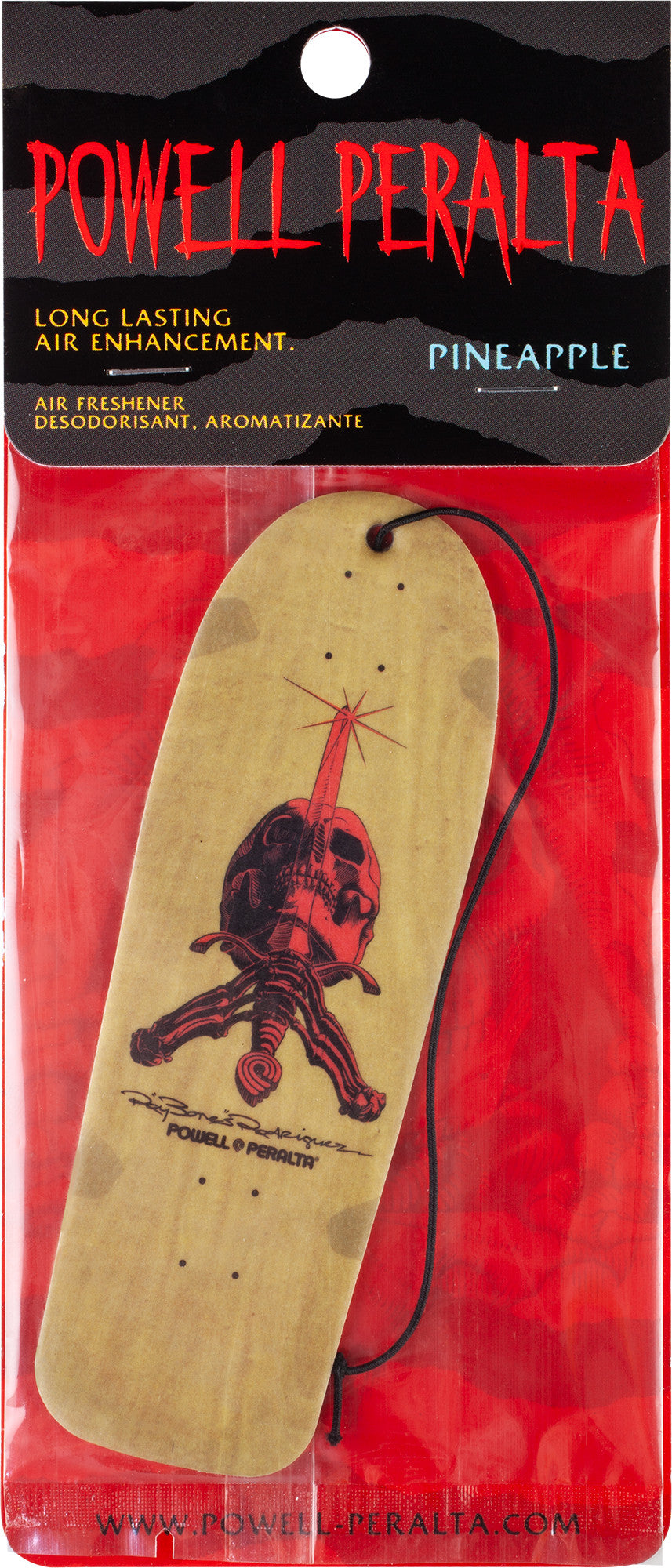 Powell Peralta Skull & Sword Air Freshener - Pineapple Scent