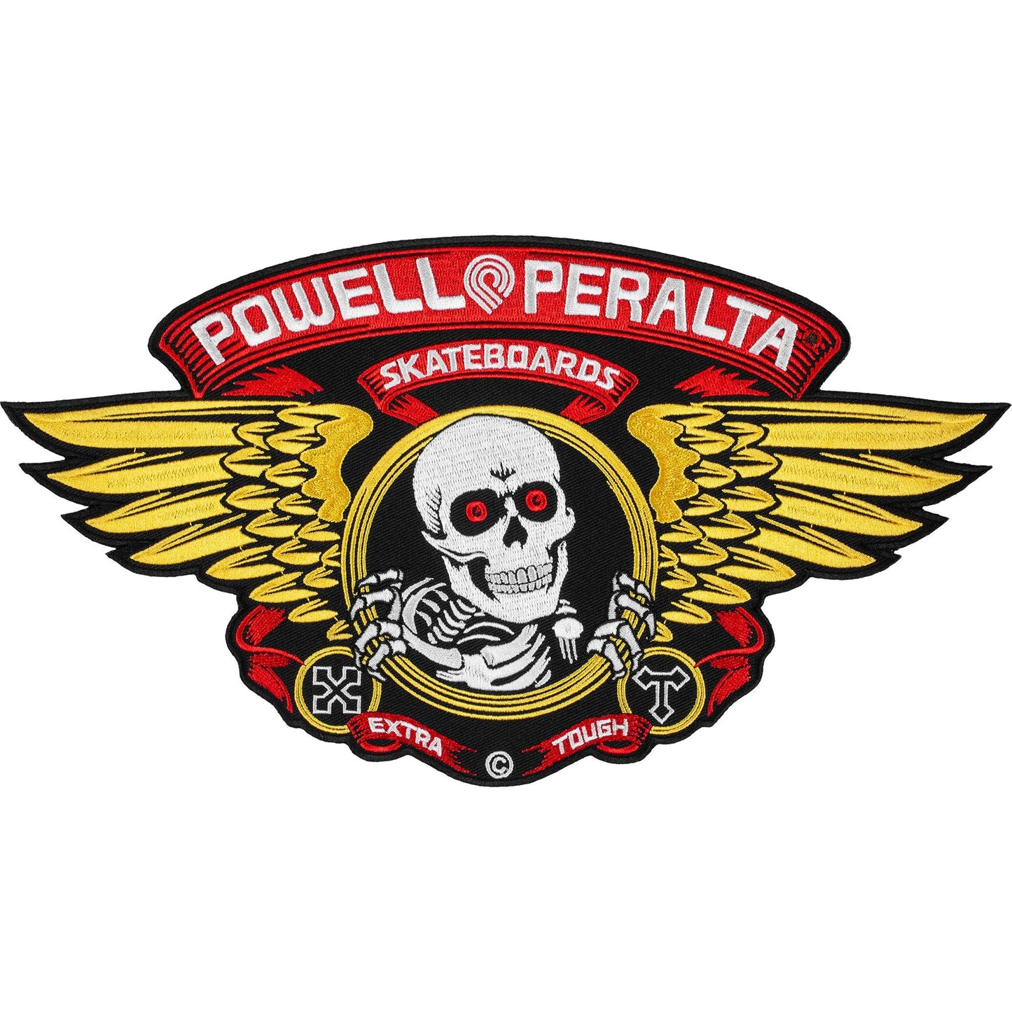 Powell Peralta Winged Ripper Patch - 12" - Bow Shock Marketplace