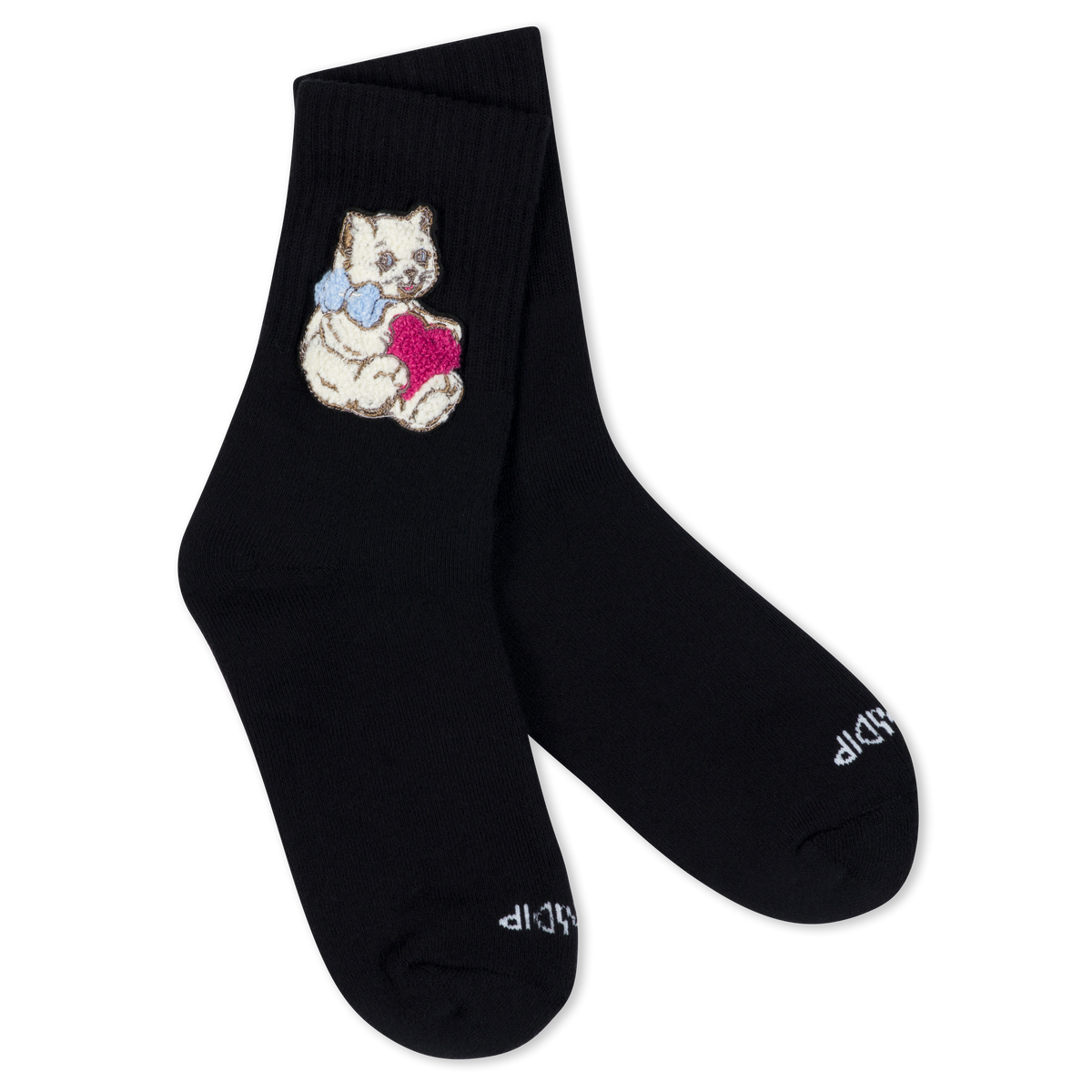 I Love Cats Mid Socks (Black)