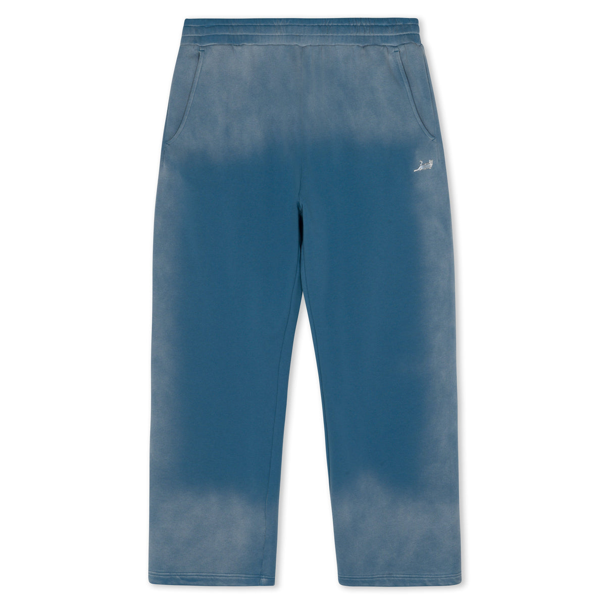 Castanza Straight Leg Sweatpants (Light Blue Faded Wash)