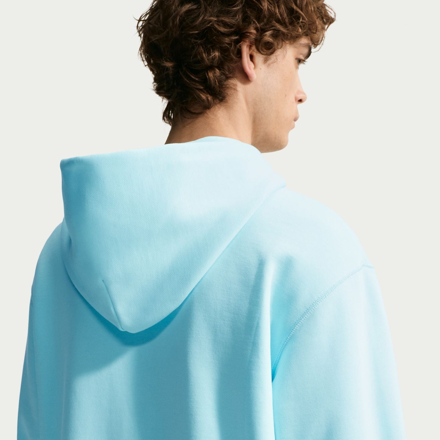 Nike SB Embroidered Essential Glaciar Blue/White Zip Up Hooded Sweatshirt