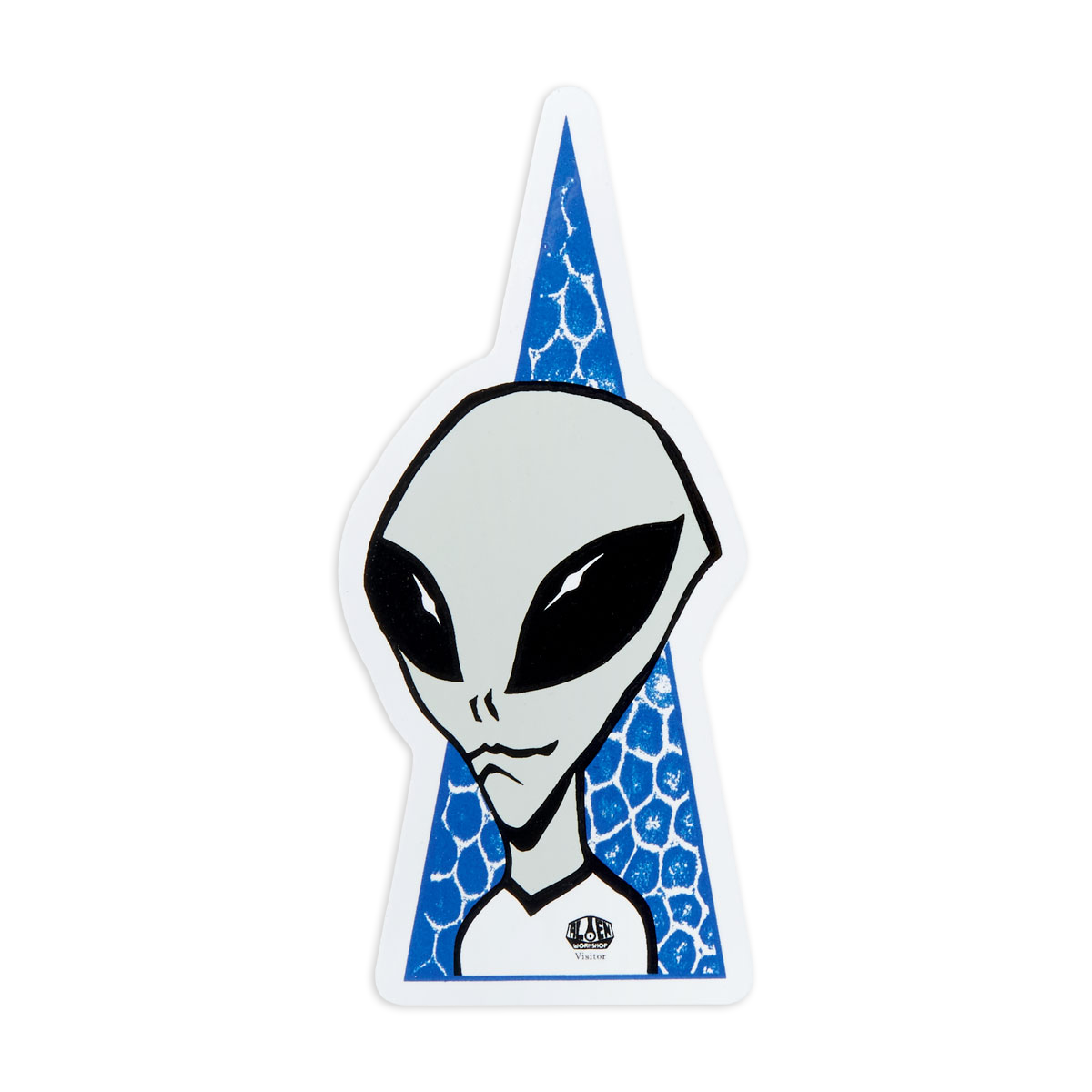 Alien Workshop Visitor Blue Sticker