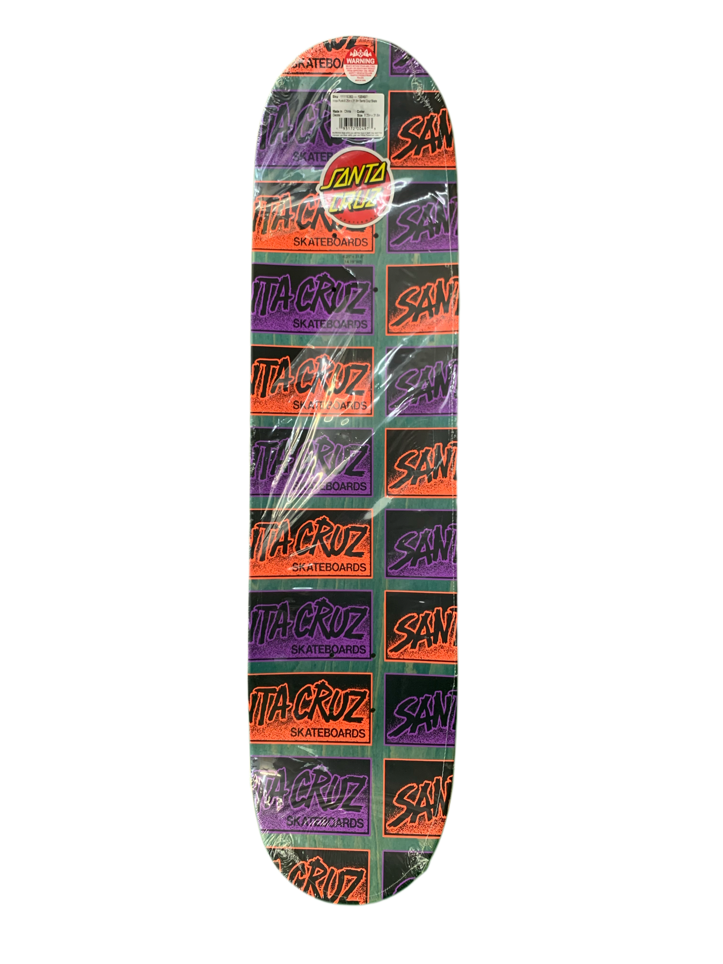 Santa Cruz Tom Knox Minor Threat Punk Reissue 8.25" Classic Skateboard Deck