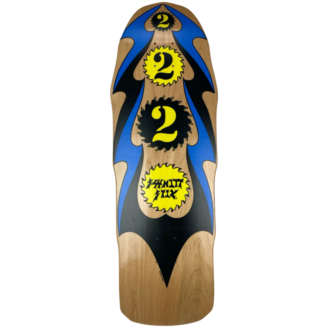 Schmitt Stix Ripsaw 2 Skateboard Deck - 10" Natural - Bow Shock Marketplace