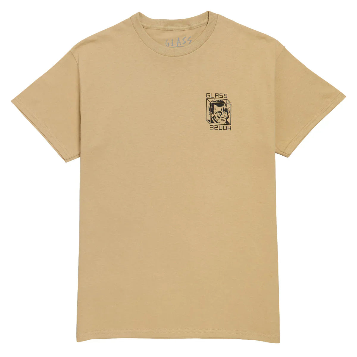 Glass House House Arrest Tan S/s Shirt