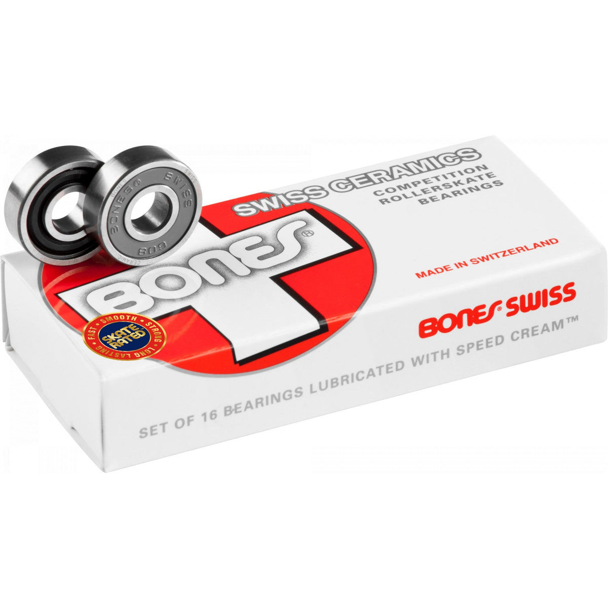 Bones Swiss Ceramic Bearings 8mm (Set of 16) - Bow Shock Marketplace