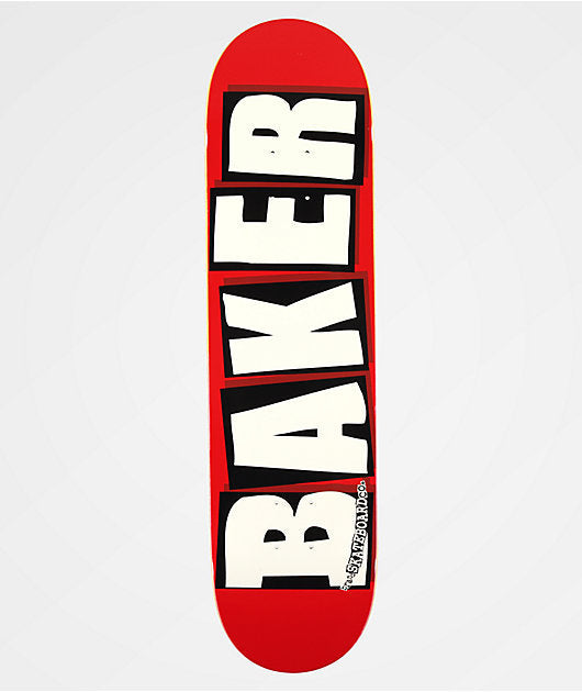 Baker Team Brand Logo White Deck