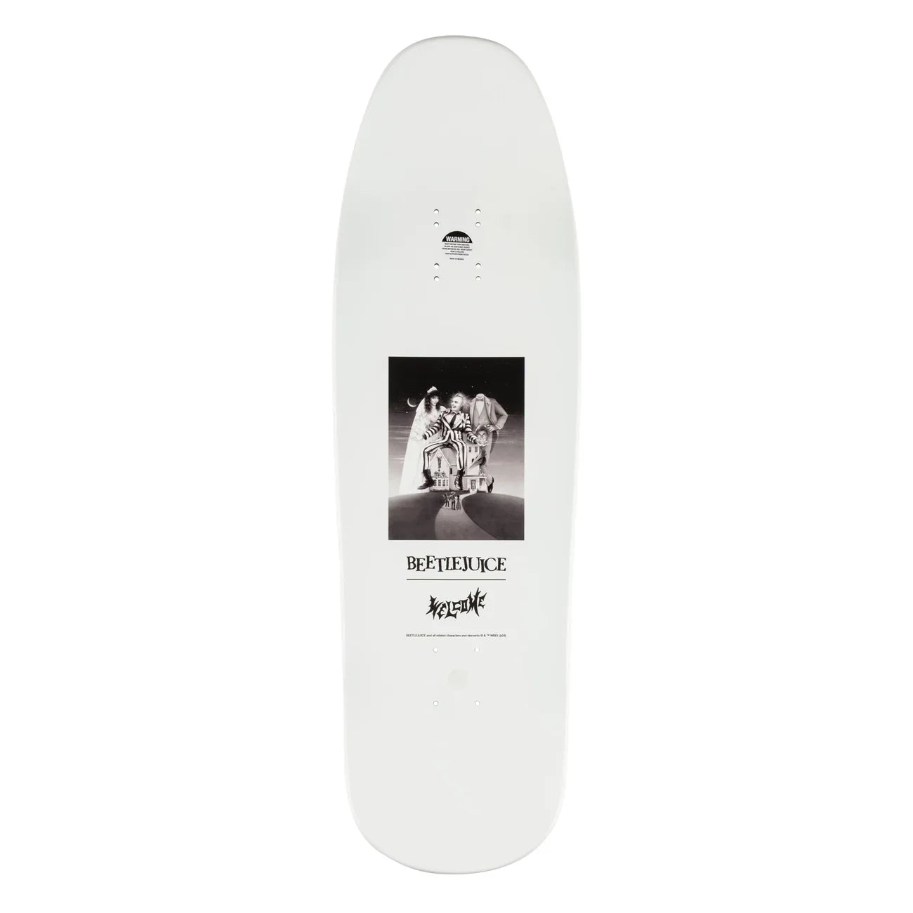 Welcome x Beetlejuice Lydia on Gaia Deck - 9.6″ Black/White Dip