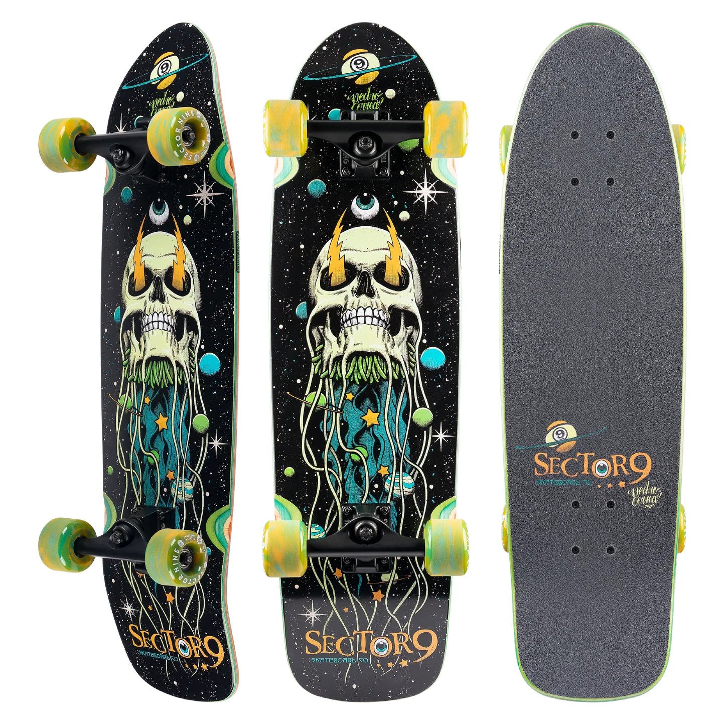 Sector Nine Chop Hop Charge 30.5" X 8.625" Cruiser Complete Skateboard