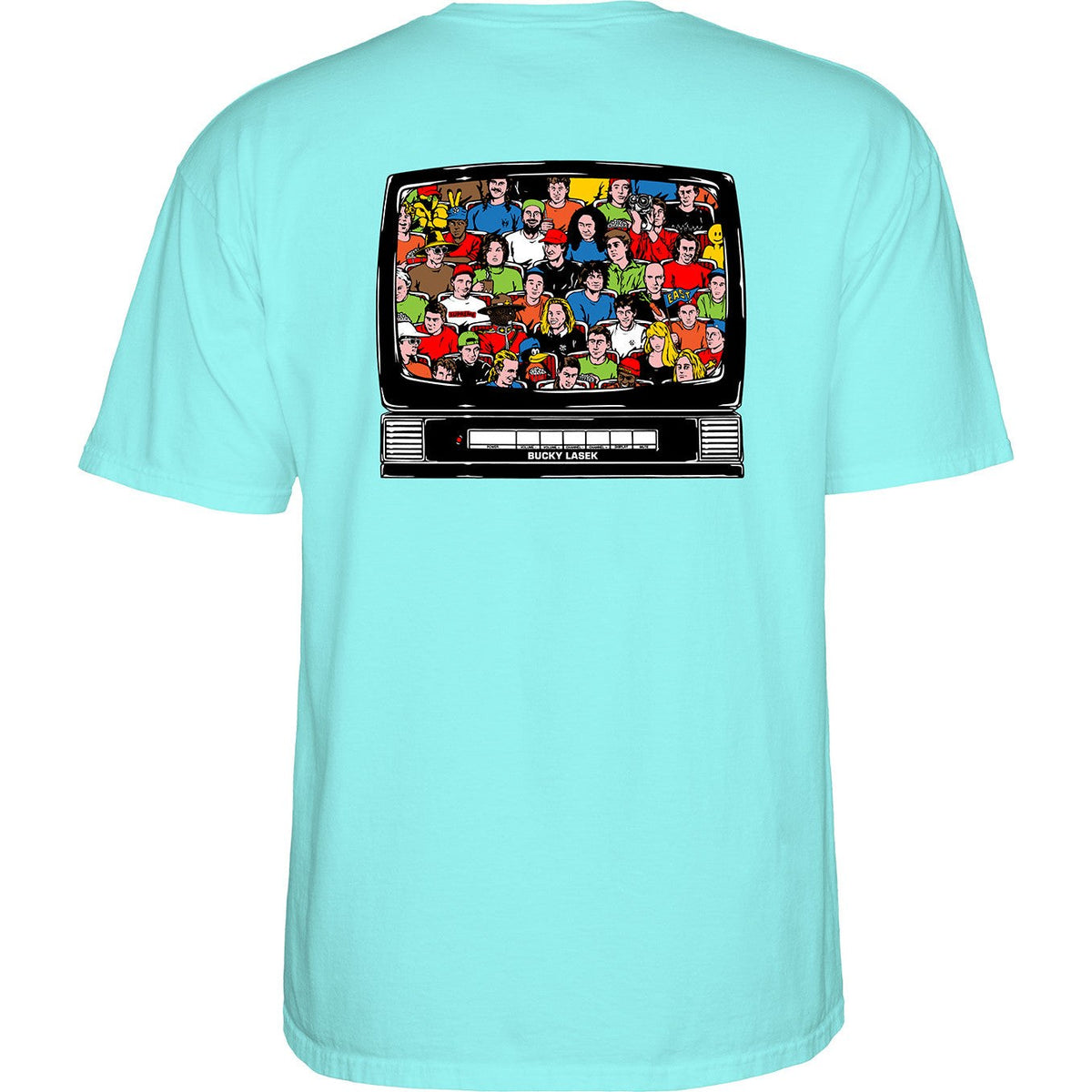 Powell Peralta Bucky Lasek Stadium T-Shirt - Celadon