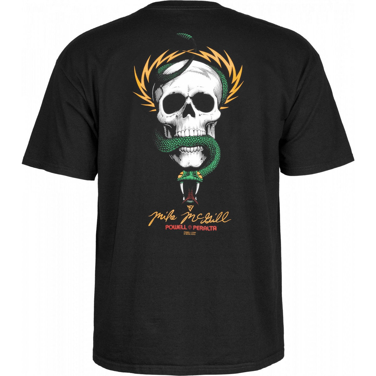 Powell Peralta Mike McGill Skull & Snake T-shirt - Black
