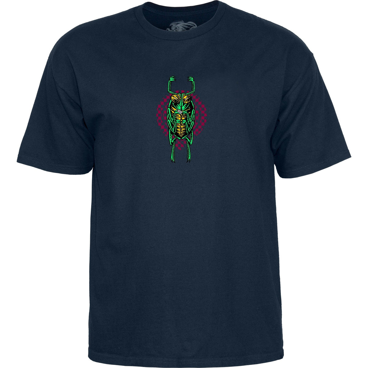 Powell Peralta Mike Vallely Bug T-Shirt - Navy - Bow Shock Marketplace