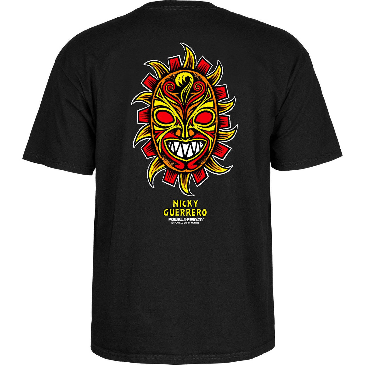 Powell Peralta Nicky Guerrero Mask T-Shirt - Black