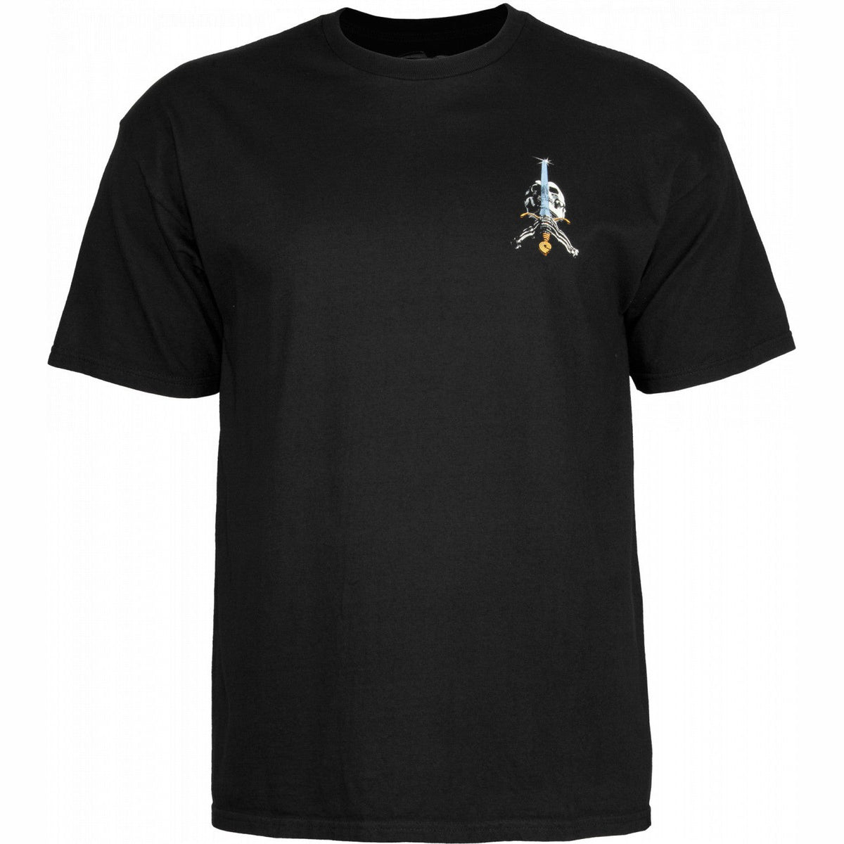 Powell Peralta Skull & Sword T-shirt - Black - Bow Shock Marketplace