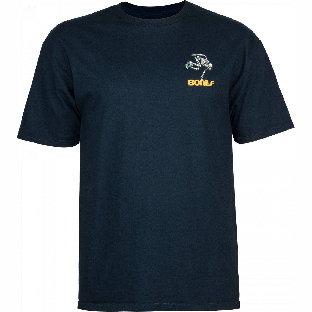 Powell Peralta Skateboarding Skeleton T-shirt - Navy