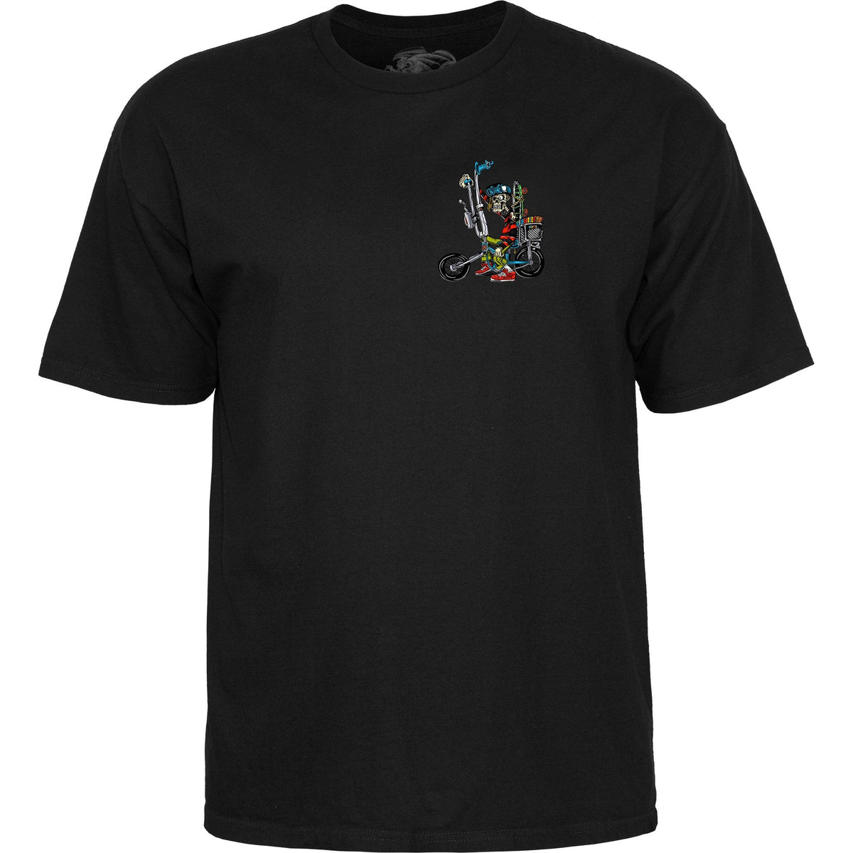 Powell Peralta Steve Caballero Chopper Bike T-shirt - Black - Bow Shock Marketplace