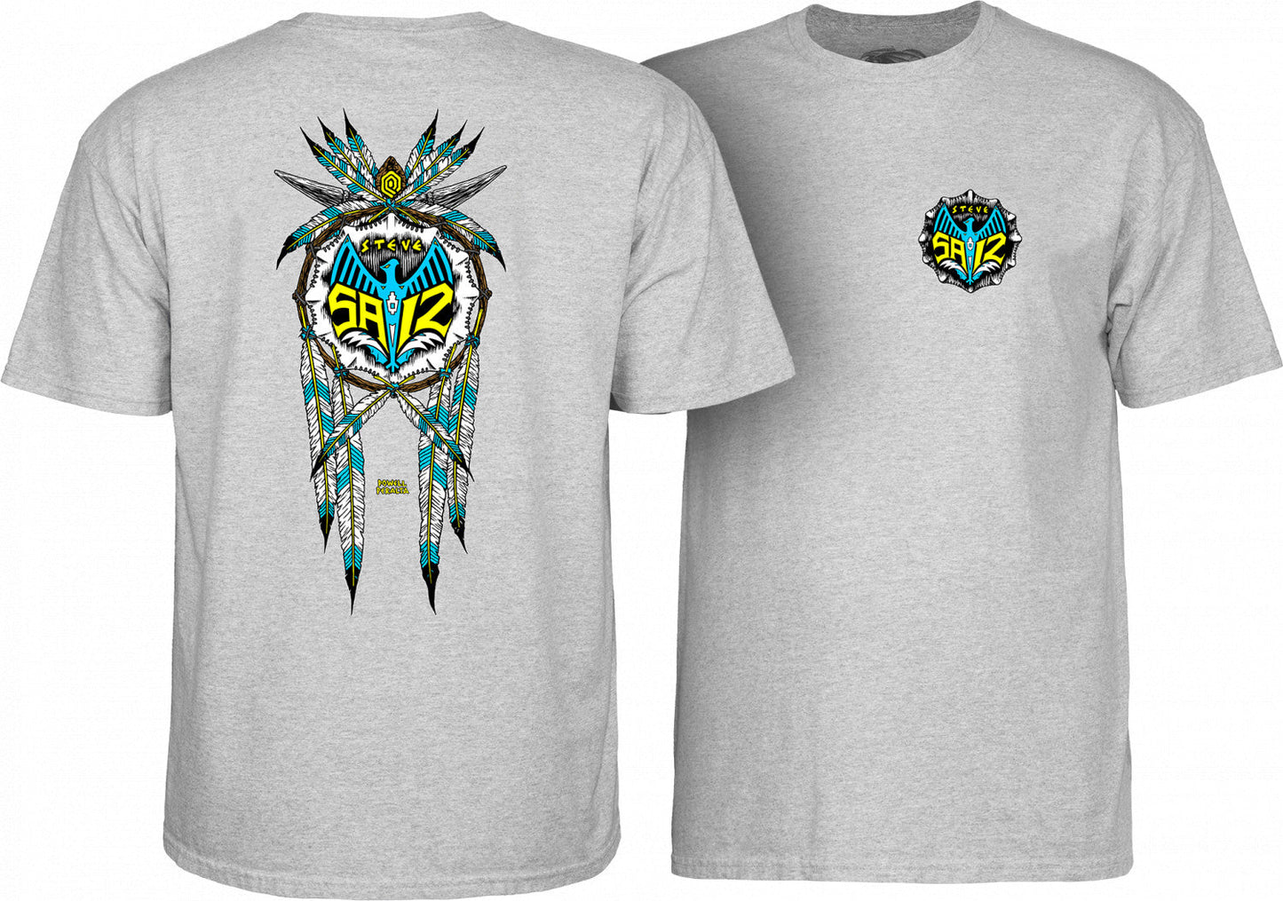 Powell Peralta Steve Saiz Totem T-Shirt - Bow Shock Marketplace