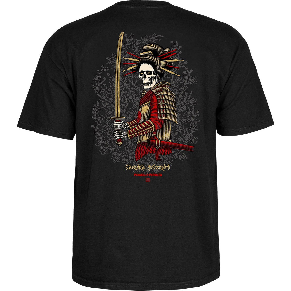 Powell Peralta Sakura Yosozumi Onna-Bugeisha T-shirt - Black