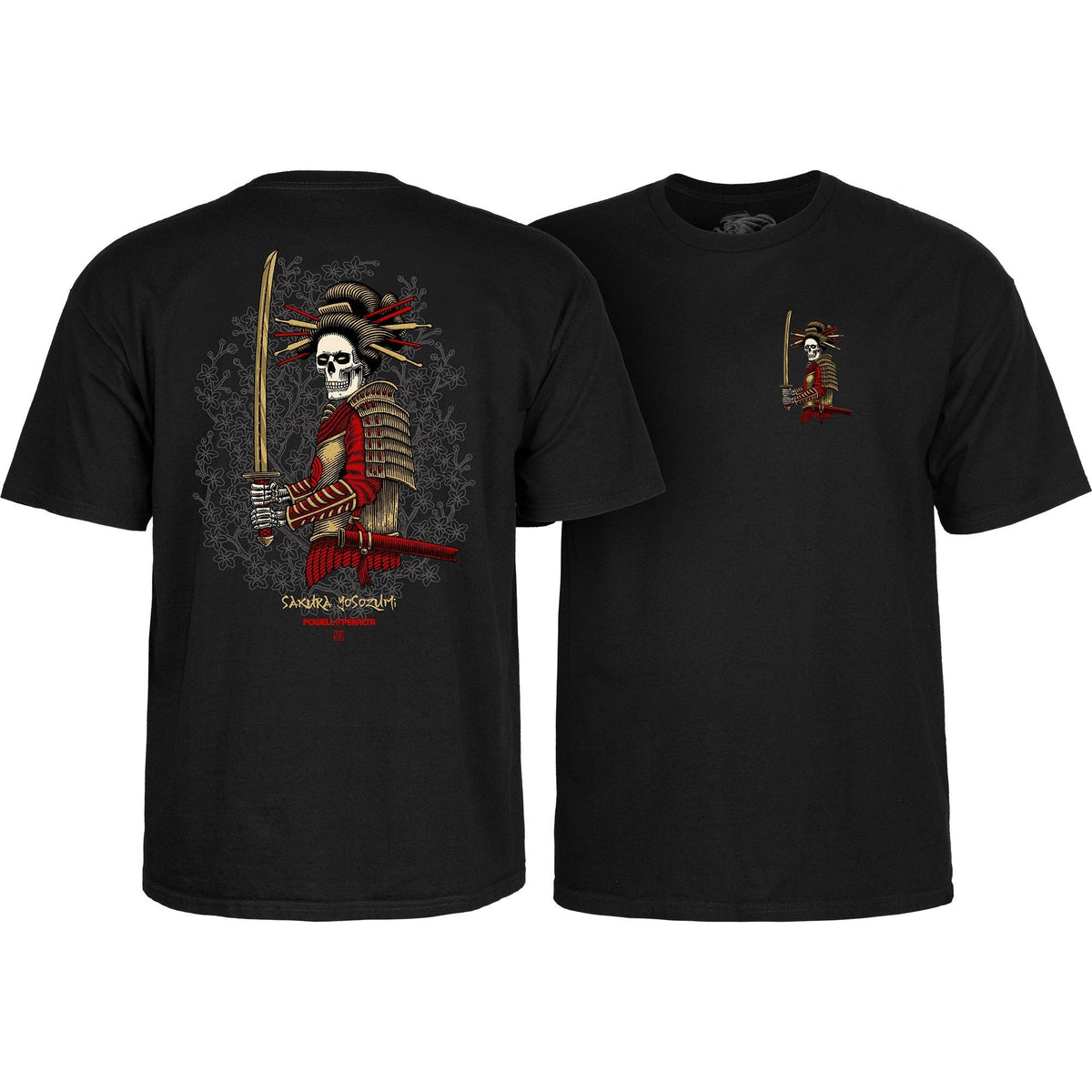 Powell Peralta Sakura Yosozumi Onna-Bugeisha T-shirt - Black