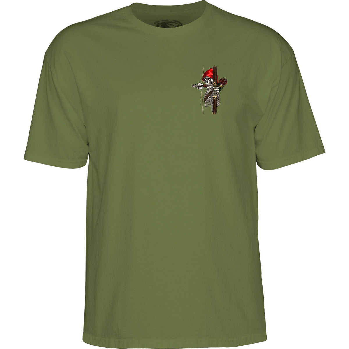 Powell Peralta Zach Doelling Archer T-Shirt - Military Green