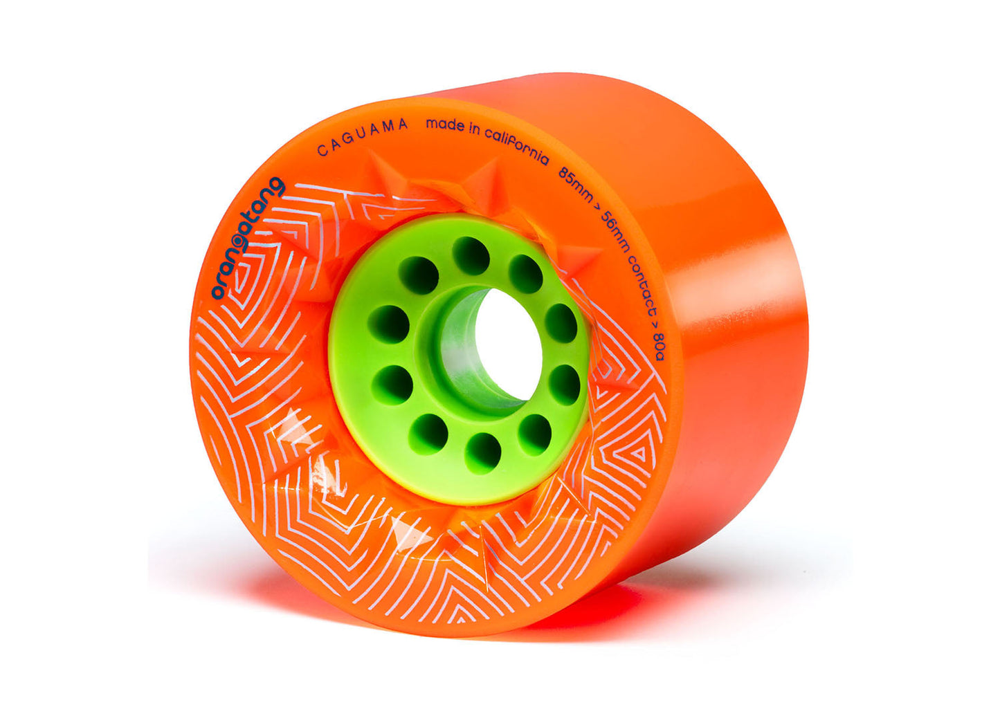 Orangatang Caguama 85mm 80a Longboard Wheels - Orange (Set of 4) - Bow Shock Marketplace