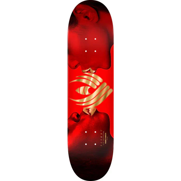 Powell Peralta Flight Kiss Red/Gold Foil 242 8" Skateboard Deck