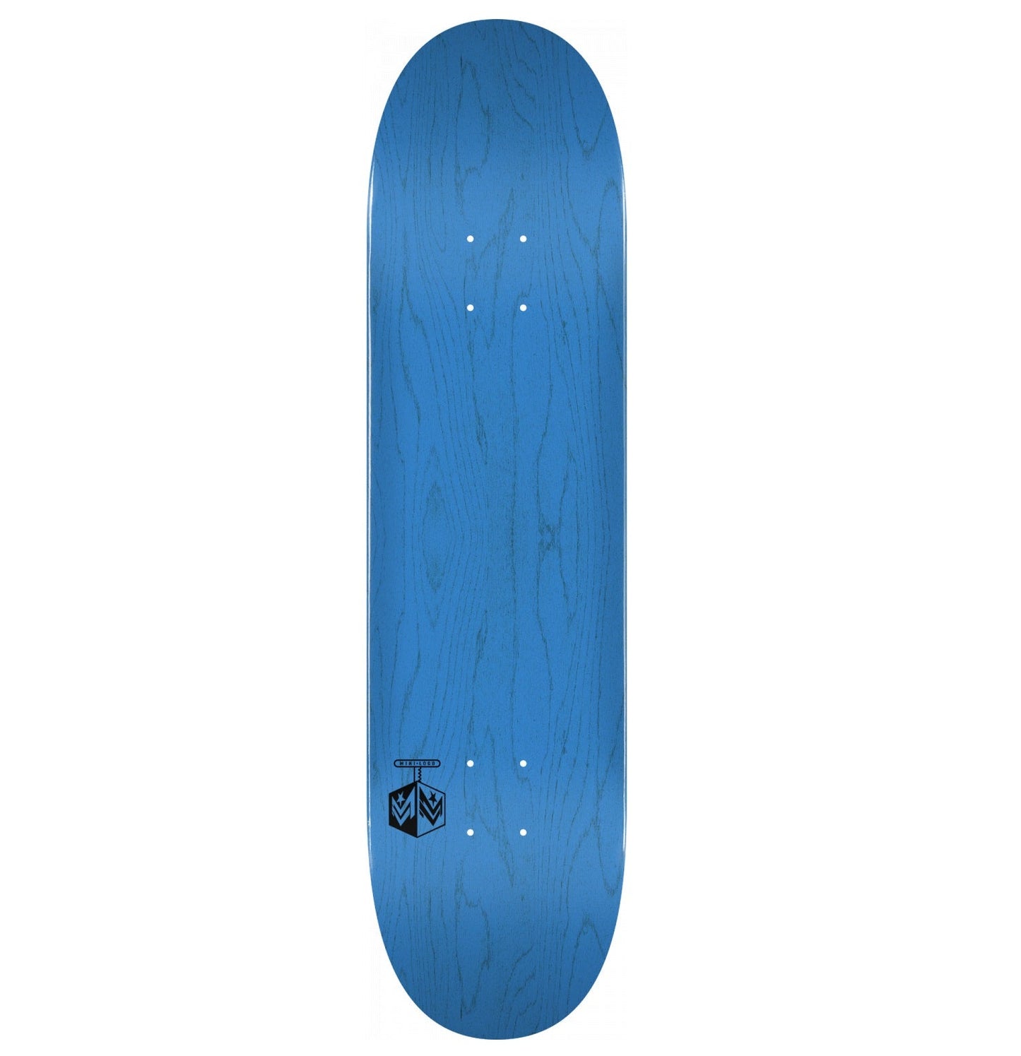Mini Logo Detonator 15 Skateboard Deck 291 - 7.75" Blue - Bow Shock Marketplace