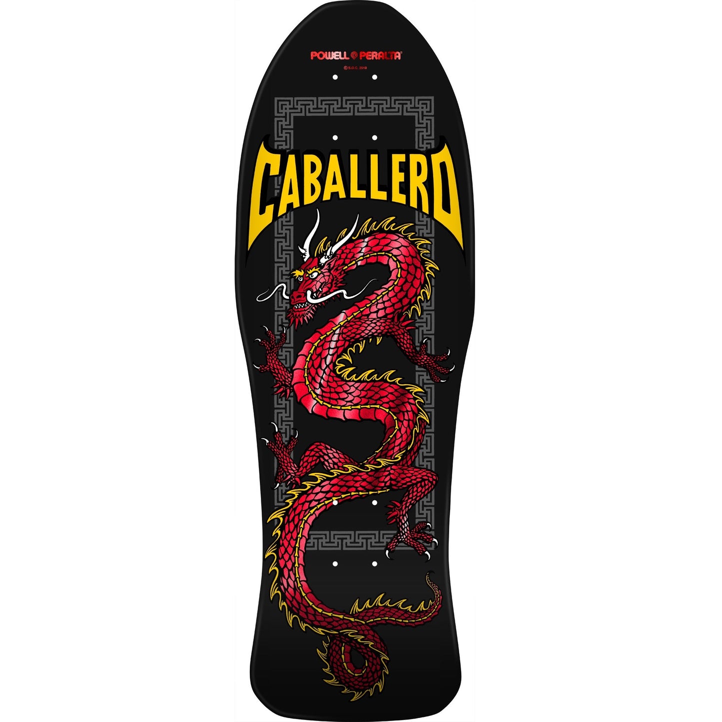 Powell Peralta Steve Caballero Chinese Dragon Reissue Skateboard Deck - 10″ Red Foil **PRE-ORDER** - Bow Shock Marketplace