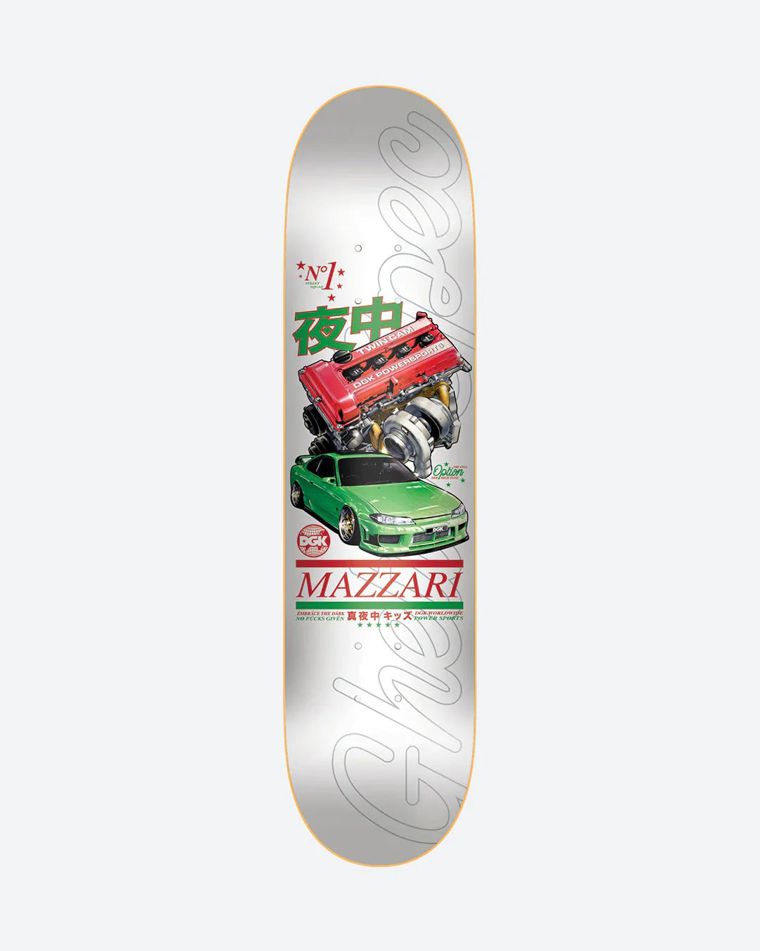 DGK Only Option Mazzari 8.25" Skateboard Deck