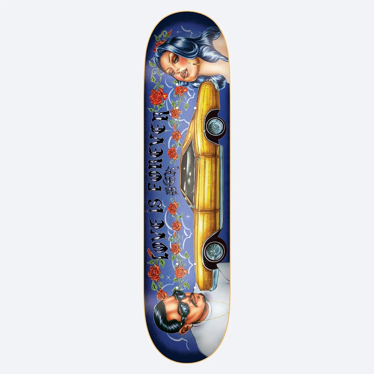 DGK x Hey Ruca The Hood Made Us Skateboard Deck - 8.06″ Multi