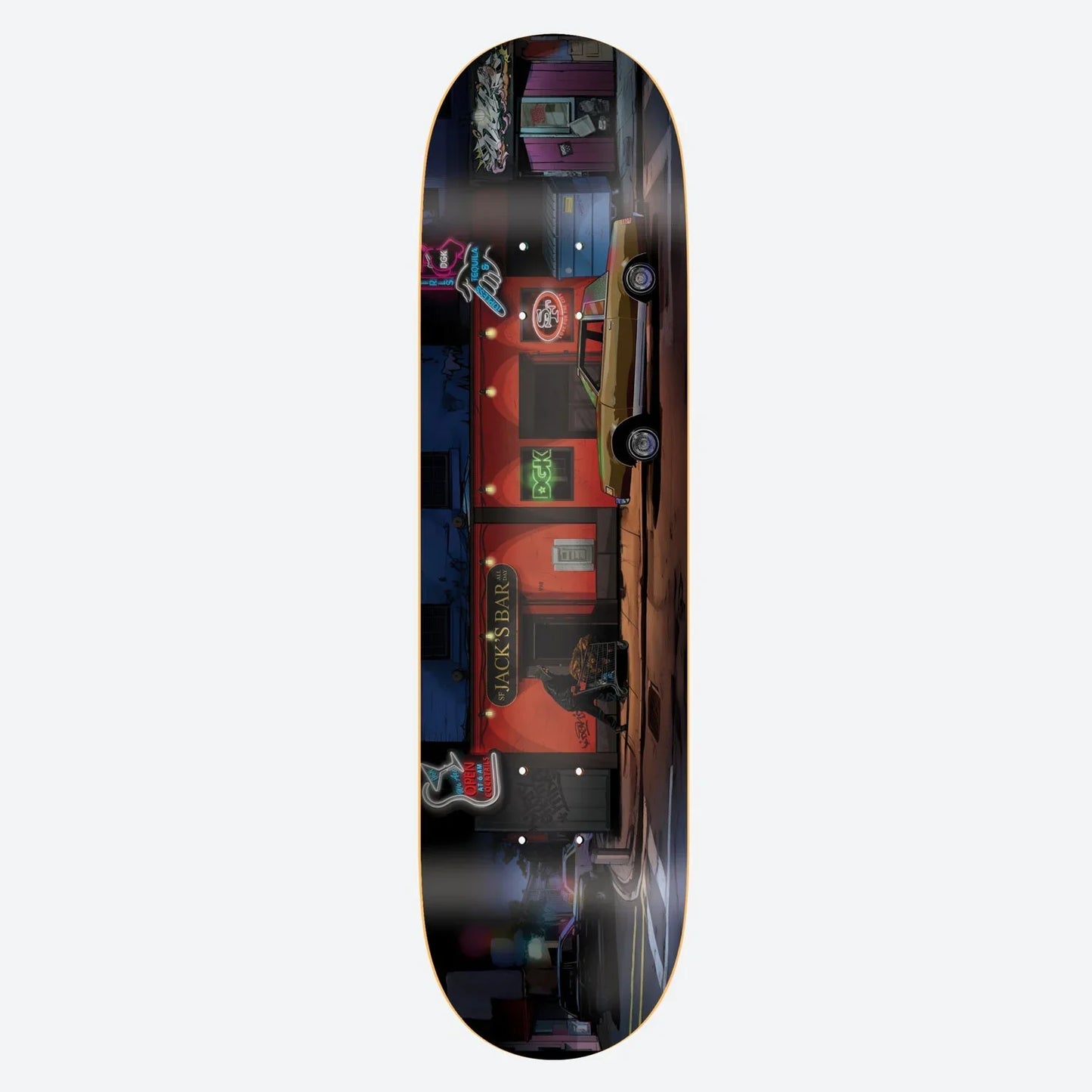 DGK Jack's Place Curtin Skateboard Deck - 8.25″ - Bow Shock Marketplace