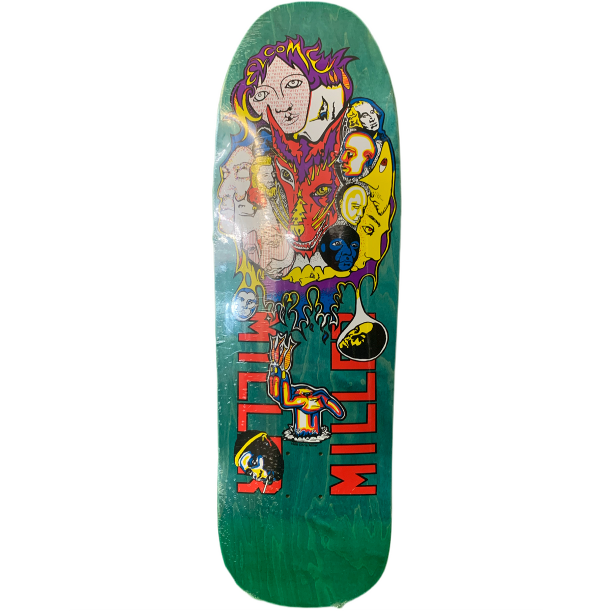 Welcome Chris Miller Collage Gaia 9.6" Classic Skateboard Deck
