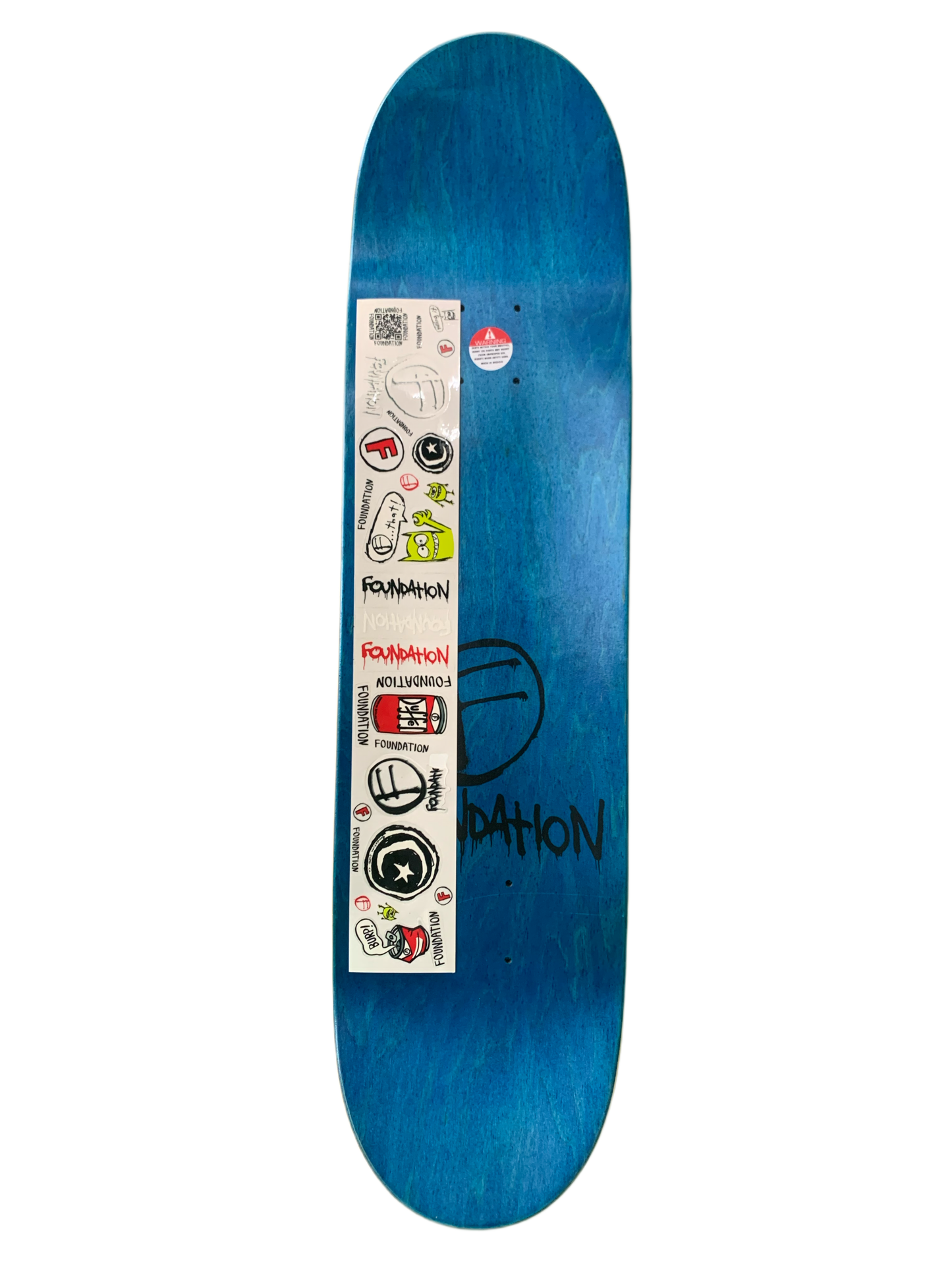 Foundation Angel Ramirez Brass Knuckles Green 8.25" Classic Skateboard Deck