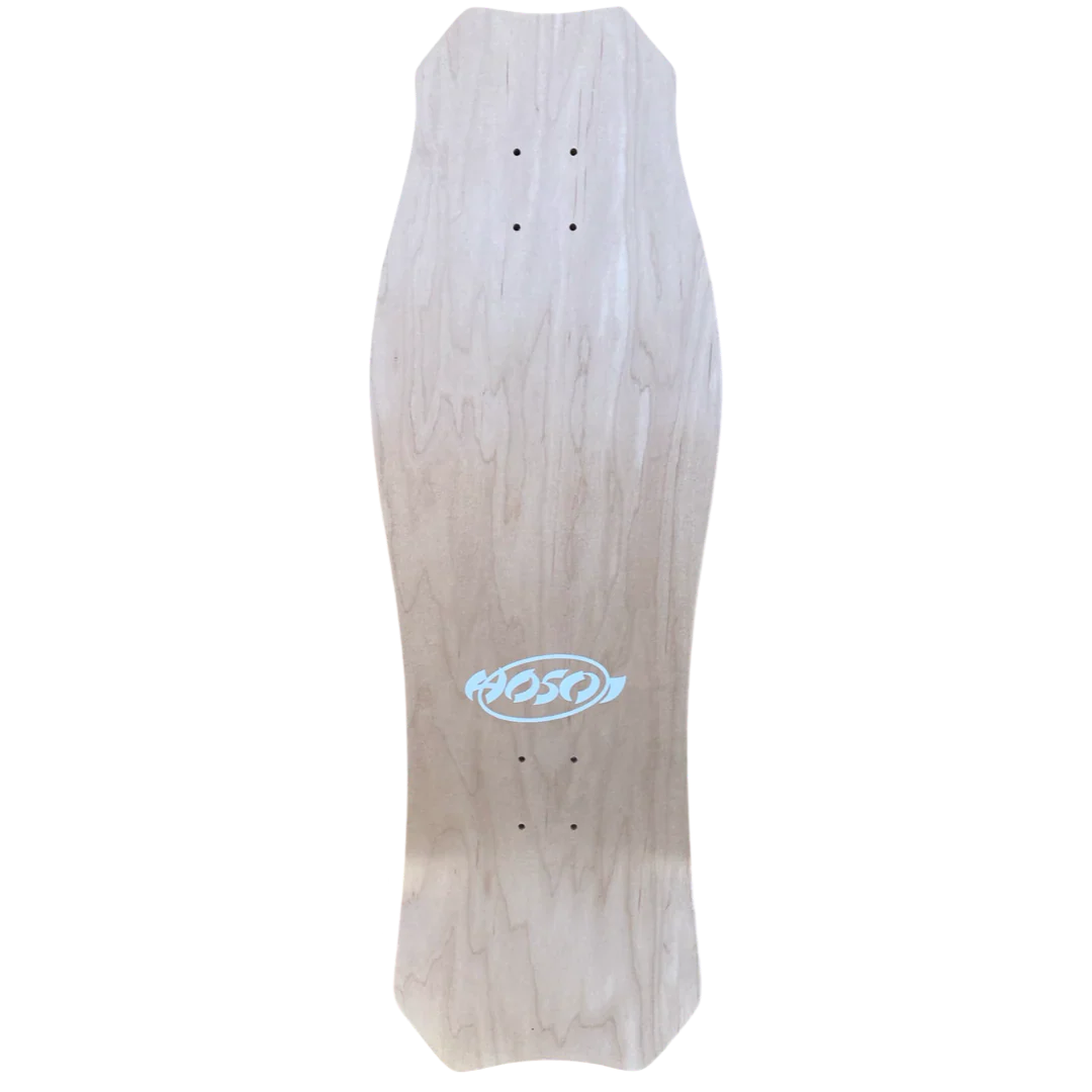 Hosoi Skull N' Roses O.G. Hammerhead 10.5" LTD Silver Foil Skateboard Deck