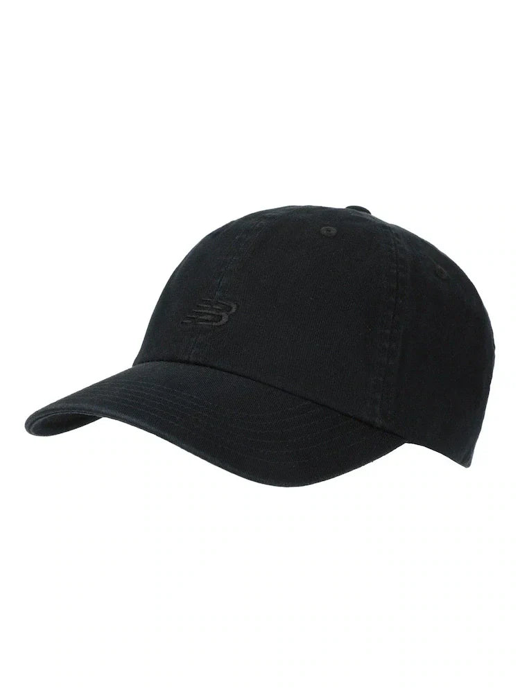 New Balance 6 Panel Classic Hat V2 Black Black Snapback Hat