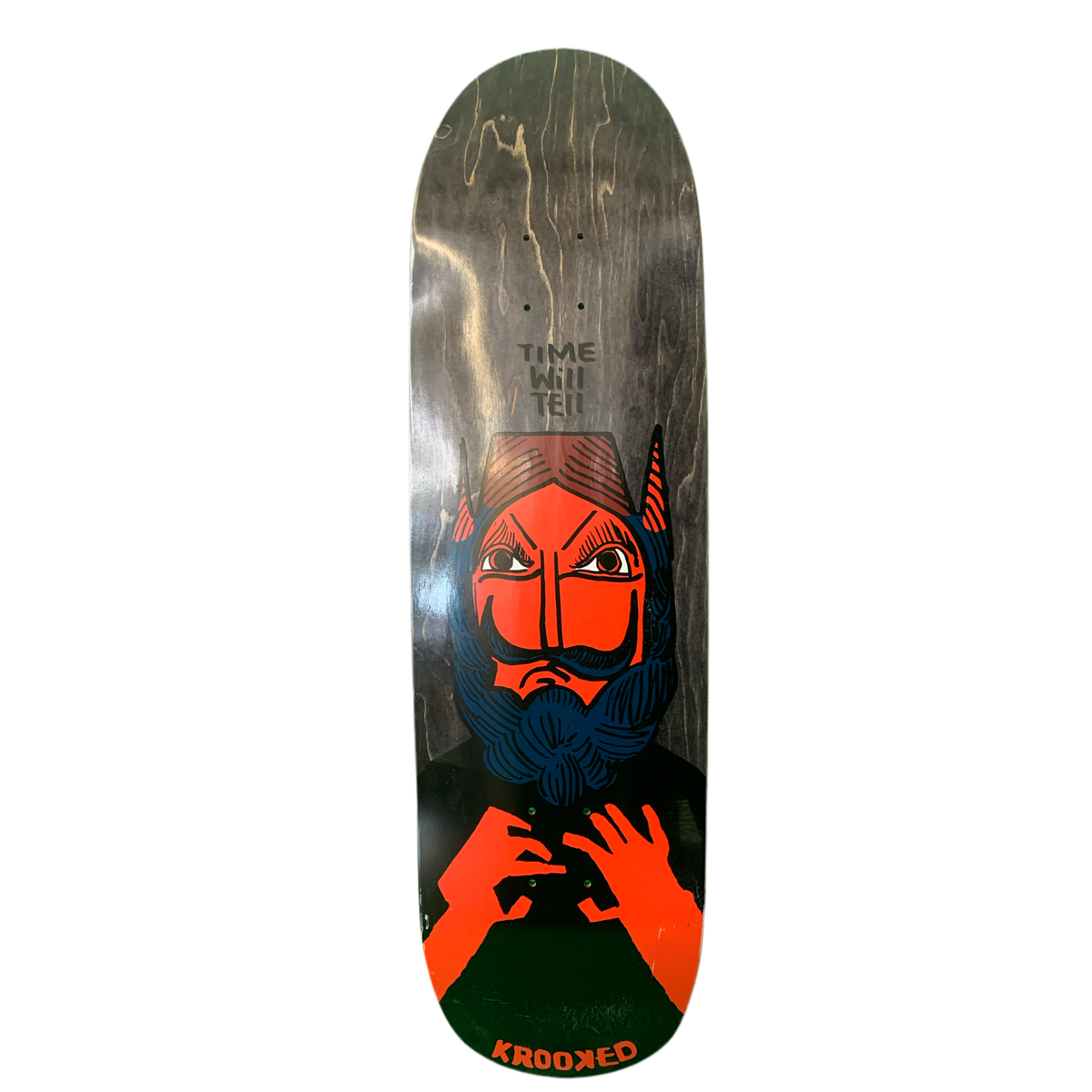Krooked Time Will Tell 9.25" Shaped Classic Skateboard Deck