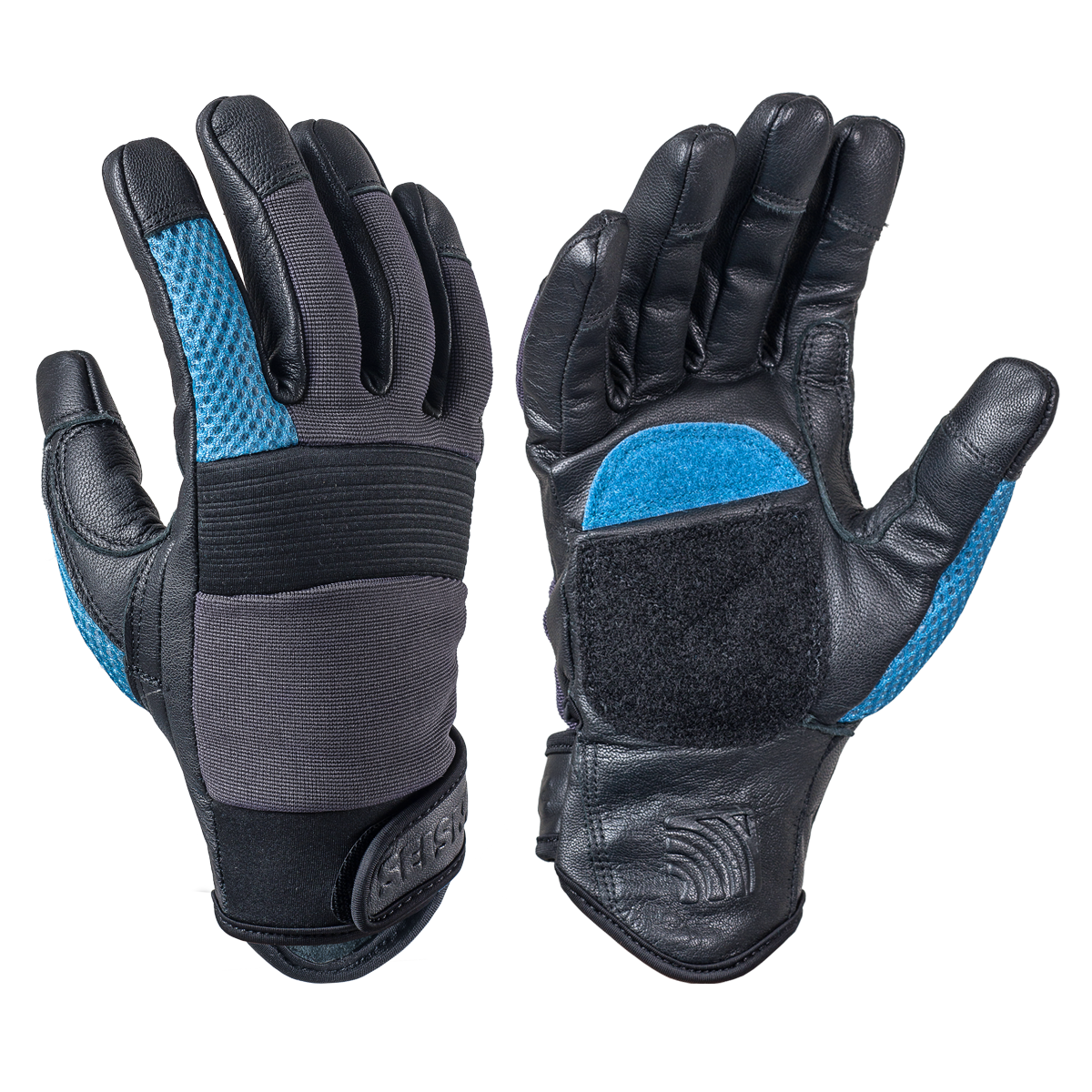 Seismic Freeride Gloves - Black/Blue - Bow Shock Marketplace