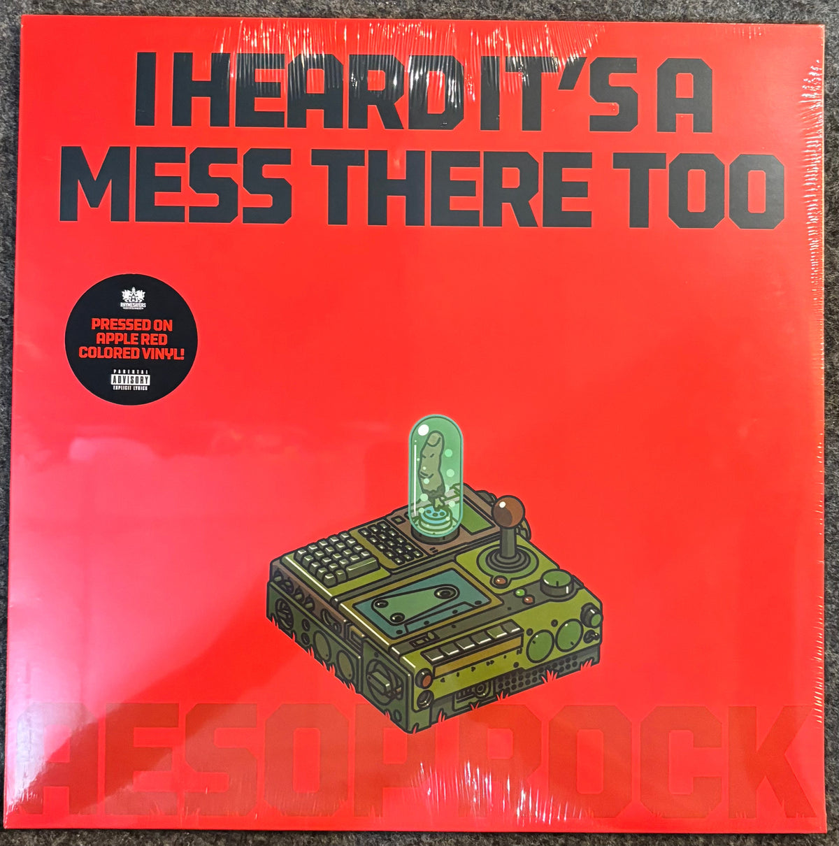 Aesop Rock - I Heard It’s A Mess There Too (Apple Red Opaque) Vinyl LP Record