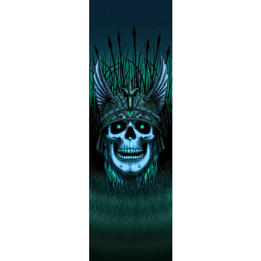 Powell Peralta Anderson Green Skull Griptape - 10.5″x33″ - Bow Shock Marketplace
